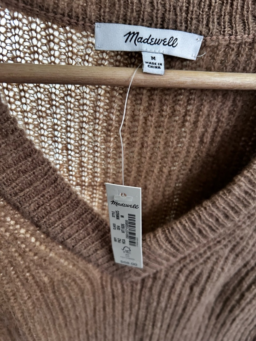 Madewell Cropped V-Neck Sweater Vest - Picture 4 of 7